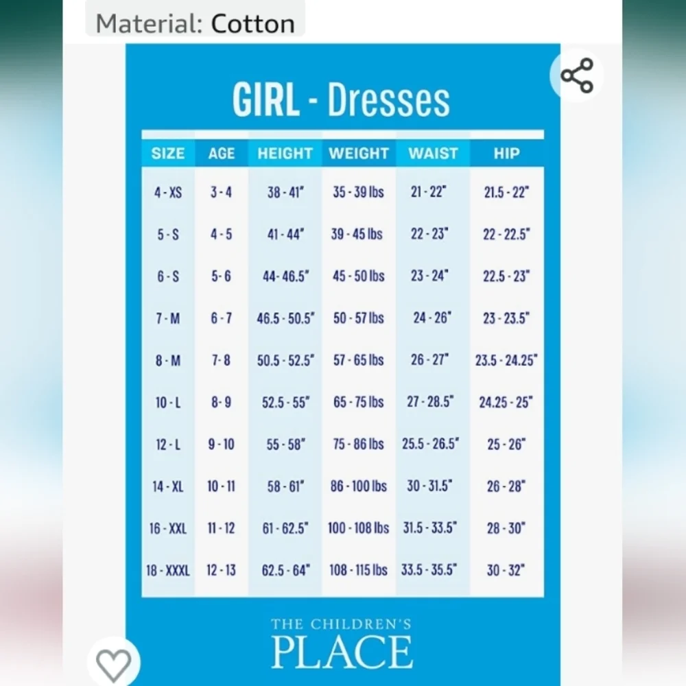 The Children's Place Girls' Big Sweater Dress. Size XXL